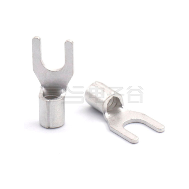 Y形叉形无绝缘端子 螺栓孔径5.3 接线4-6mm²(12-10AWG)